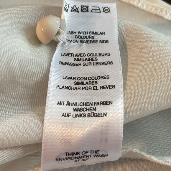 ASOS White Floral Lined Drop Waist Open Back Sweetheart Neckline Fairycore Dress - Picture 8 of 8